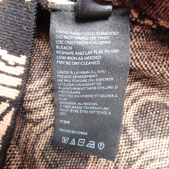 Anthropologie The Carys Mock-Neck Sweater by Maeve Black Circle Motif XL - Picture 6 of 9